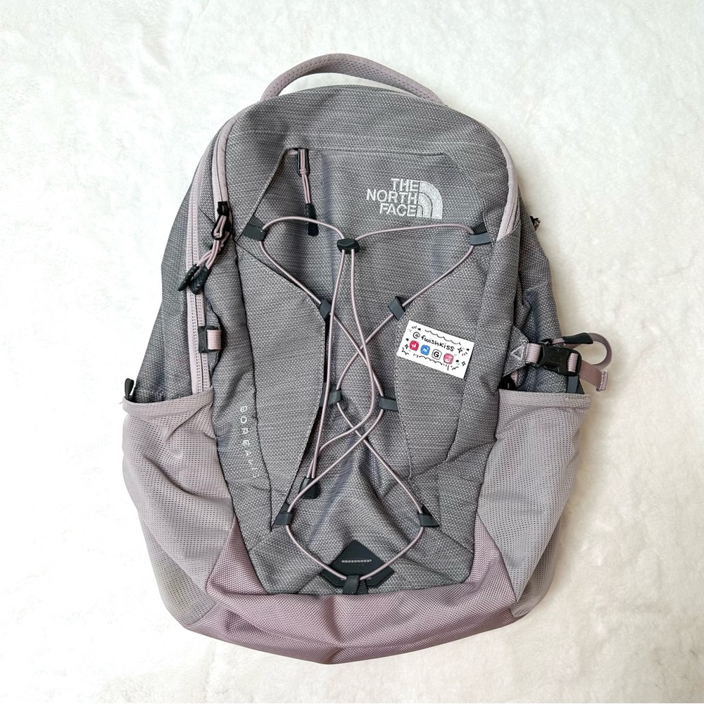 The North Face Light Gray Borealis Backpack